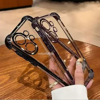เคสใส ขอบสี การเลนส์กล้อง สำหรับ Vivo Y31D Y11D Y05 V60 lite X200FE / V60lite กันกระแทกสี่มุม