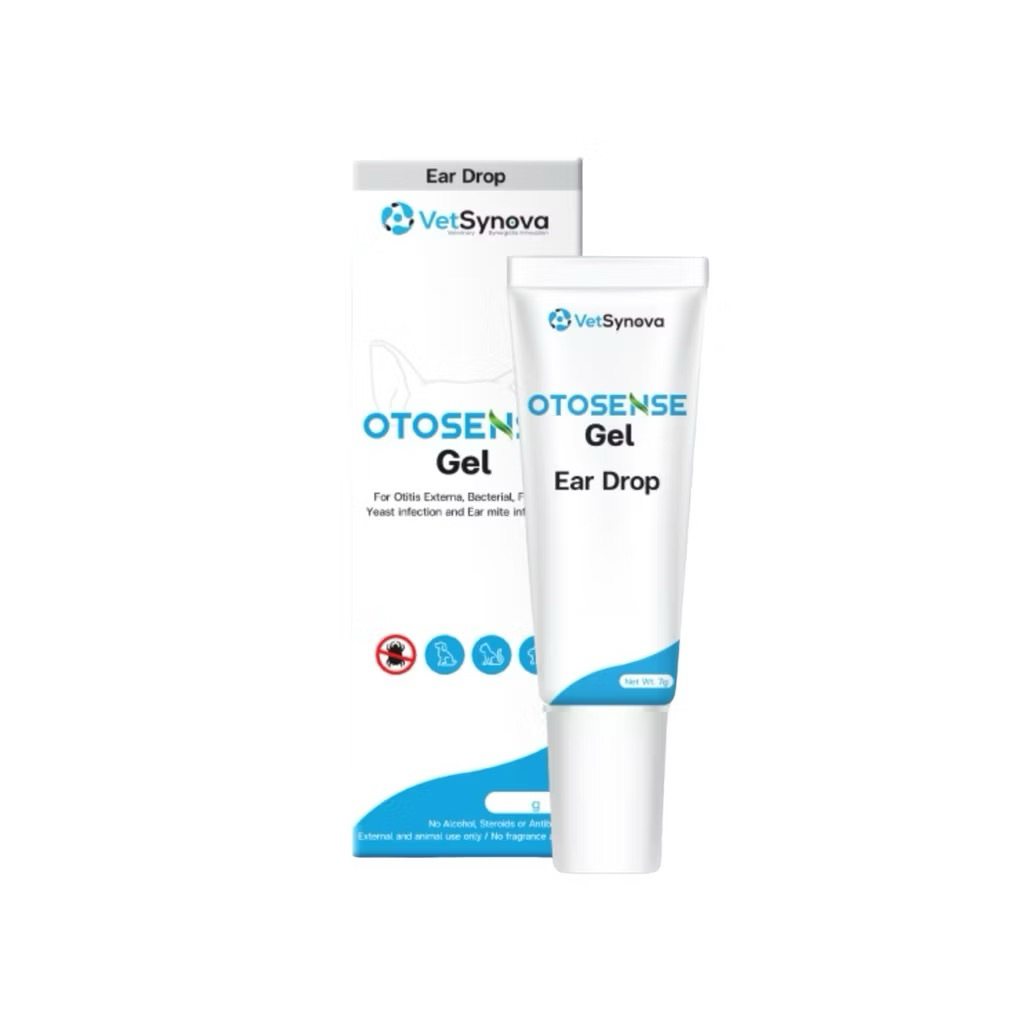 Otosense Gel ผลิตภัณฑ์ทำความสะอาดช่องหู เจลหยดหู สำหรับสัตว์เลี้ยง ขนาด 10g กำจัดกลิ่น ไรในหู ฆ่าเชื