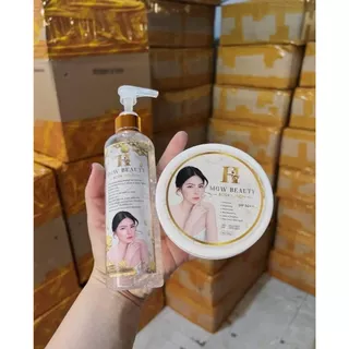 (ผลิตไทย มีเลขจดแจ้ง) ครีมเมจิกไวท์ H MGW Beauty Body Lotion + Serum SPF50
