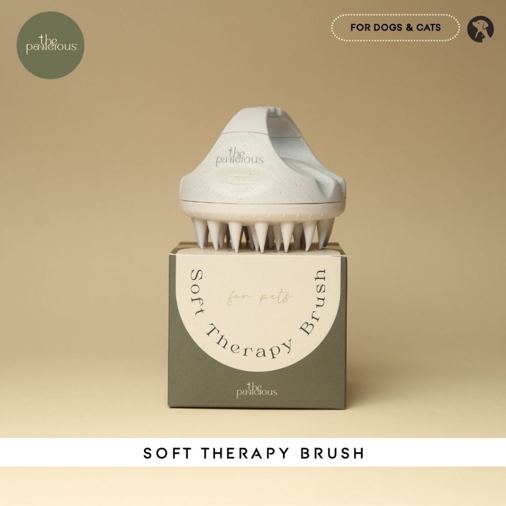 The Pawcious Soft Therapy Brush | เดอะ พอวเชียส แปรงซิลิโคนขนนุ่ม แปรงอาบน้ำ หมา แมว