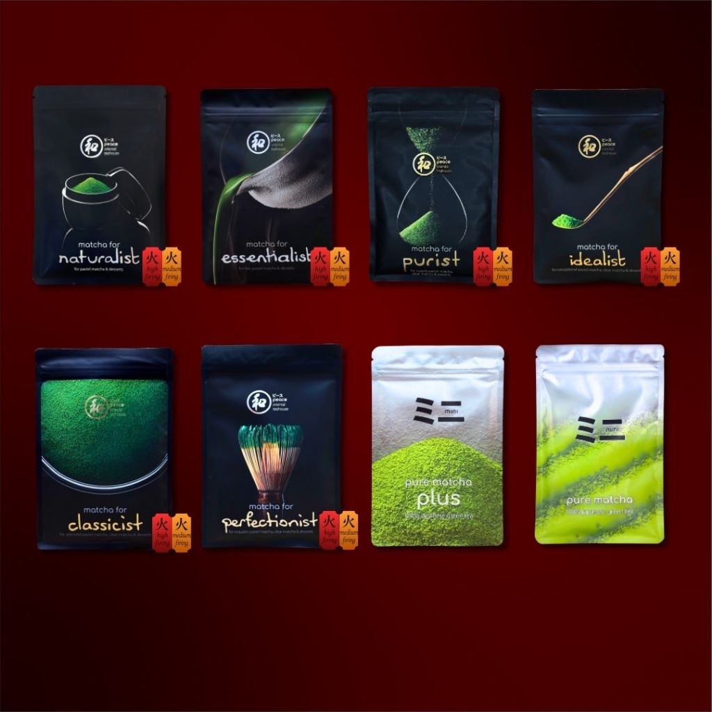 พร้อมส่ง มัทฉะเกรดพิธีการ Peace matcha ผงมัทฉะไม่ผสมน้ำตาล