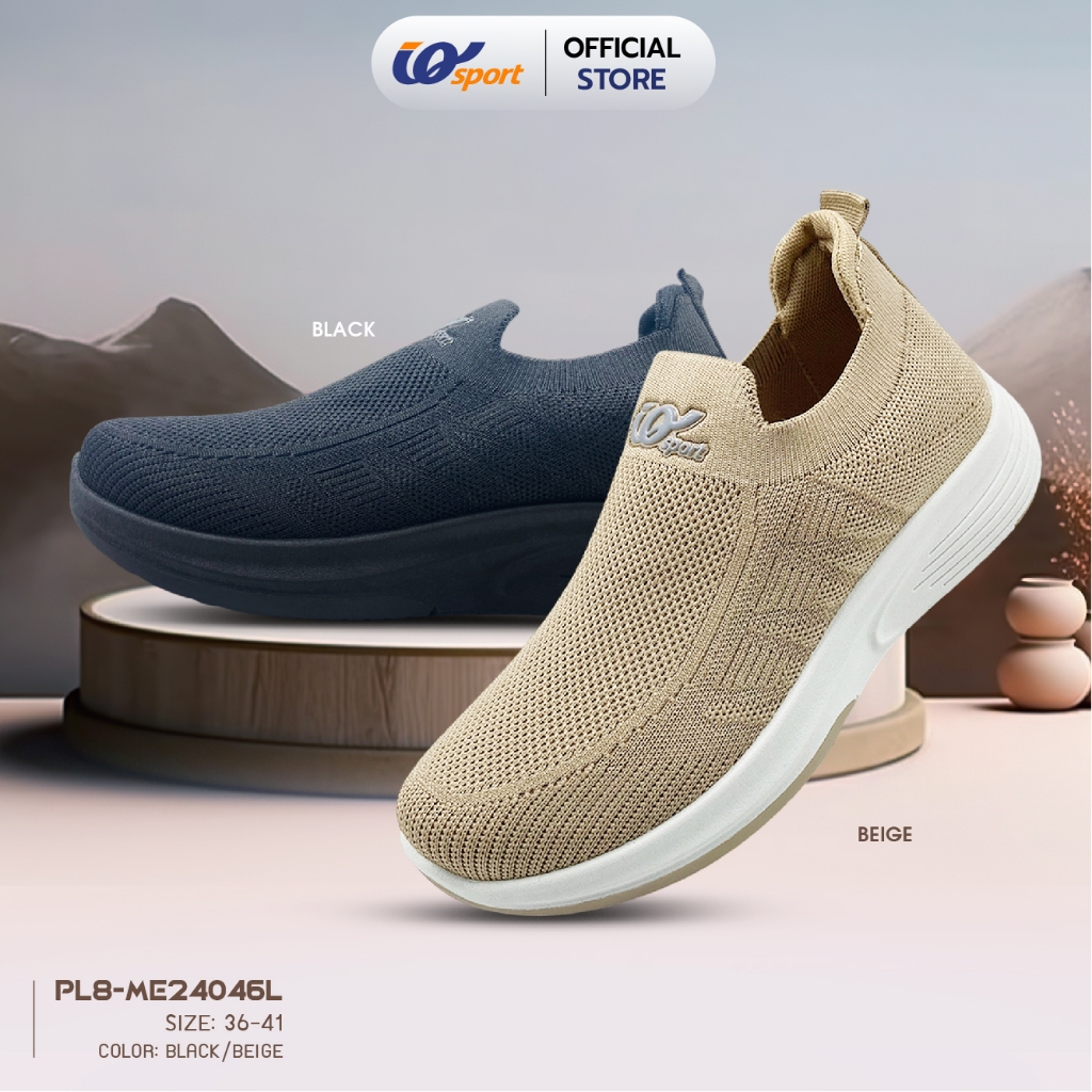 รองเท้าผ้าใบผู้หญิง  IQ Sport แบบสวม รุ่นPL8-ME24046L