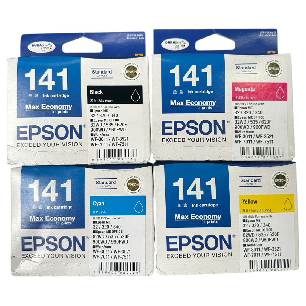 Epson 141 BK C M Y ของแท้ 100%