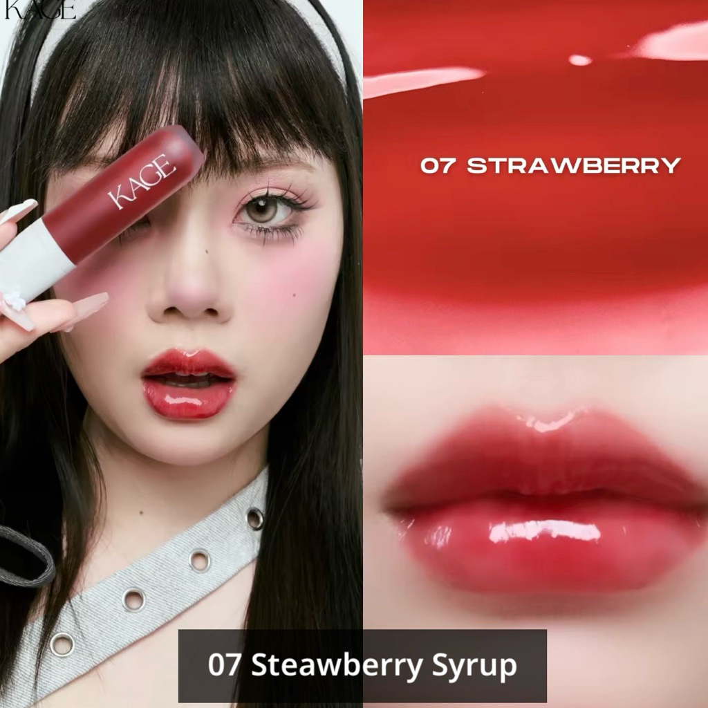 KAGE ลิปไก่ทอด เบอร์ 07 Steawberry Syrup