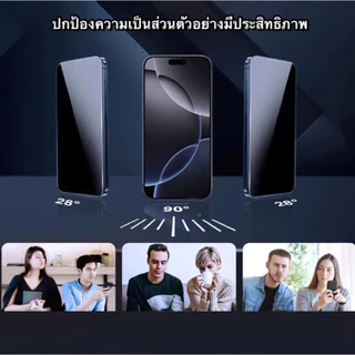ฟิล์มกันมอง กันเสือก แบบด้าน เนื้อฟิล์มเซรามิค งอได้ไม่แตกหัก VIVO เต็มจอ ไม่ดันเคส กาวเต็มแผ่น VIVO ทุกรุ่น
