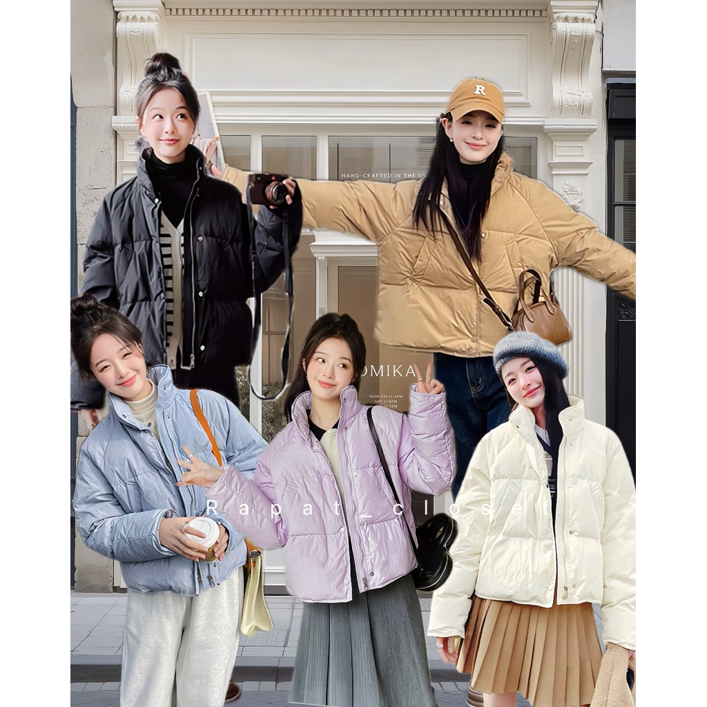 Rapat_closet💜🩵New Padding🩵💜R001 พร้อมส่ง เสื้อกันหนาว เสื้อโค้ทผู้หญิง