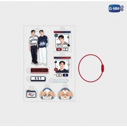 WILLIAMEST CUSTOMIZABLE ACRYLIC KEYCHAIN #William #Est #Wesley (พร้อมส่ง)