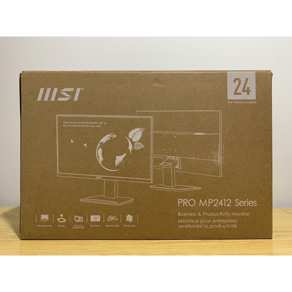 MSI PRO MP2412 23.8 100Hz ( ประกันเหลือเยอะ )