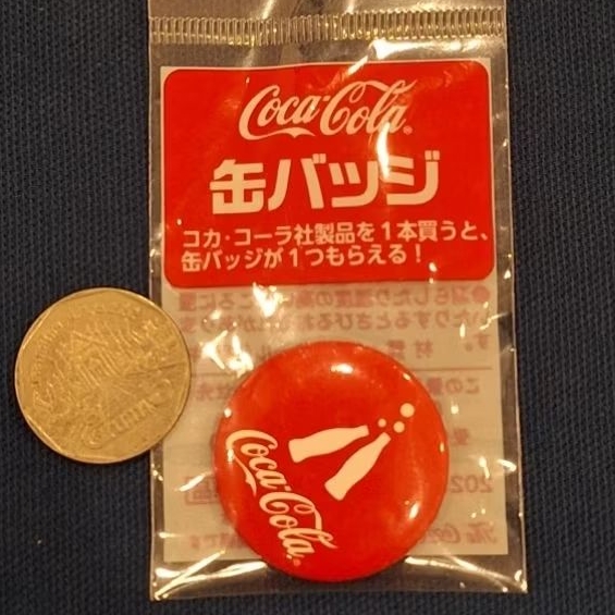 เข็มกลัดโค้ก Coca-Cola ของสะสมหายาก (นำเข้าจากญี่ปุ่น)