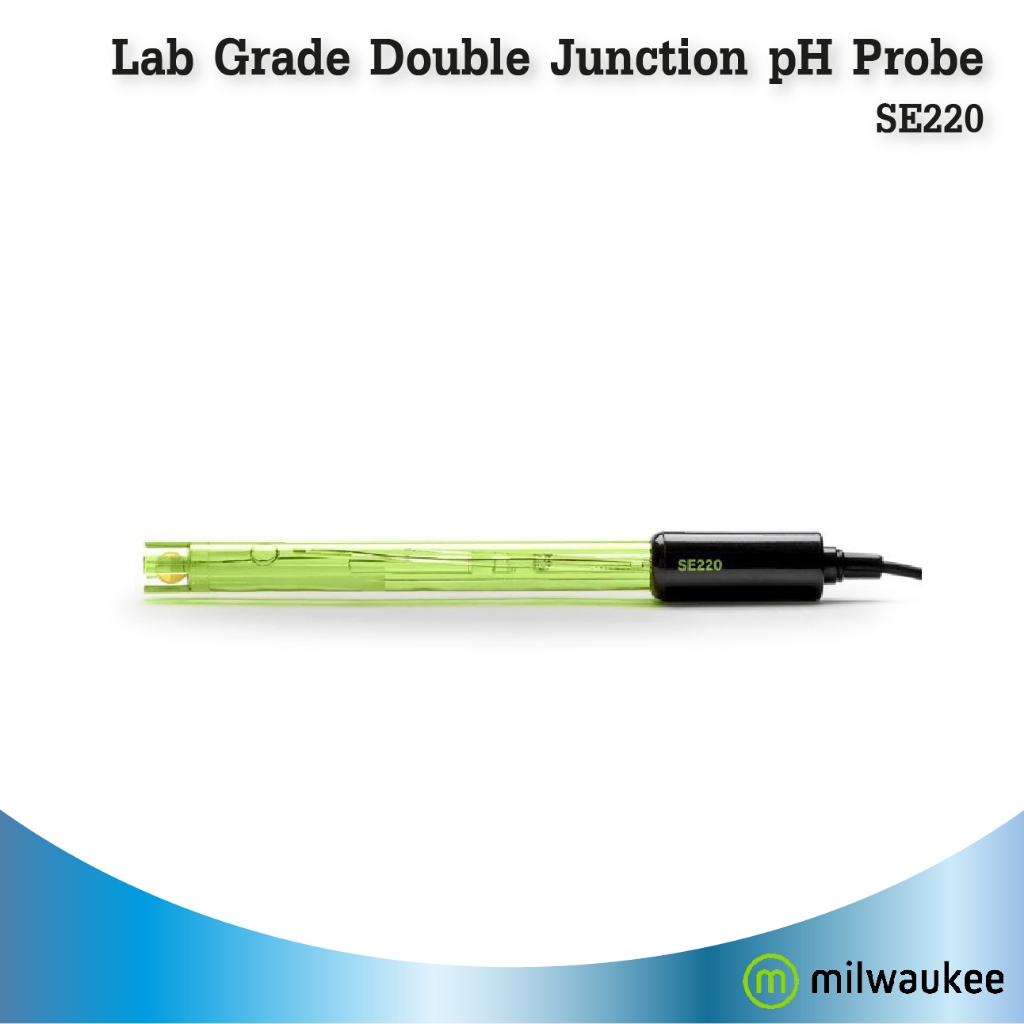 Milwaukee SE220 Lab Grade Double Junction pH Probe