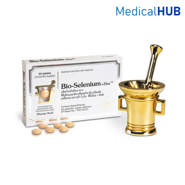 Pharma Nord Bio-Selenium+Zinc ซีลีเนียม และ สังกะสี ส่งเสริมระบบ ภูมิคุ้มกัน ขนาด 90 เม็ด 17350