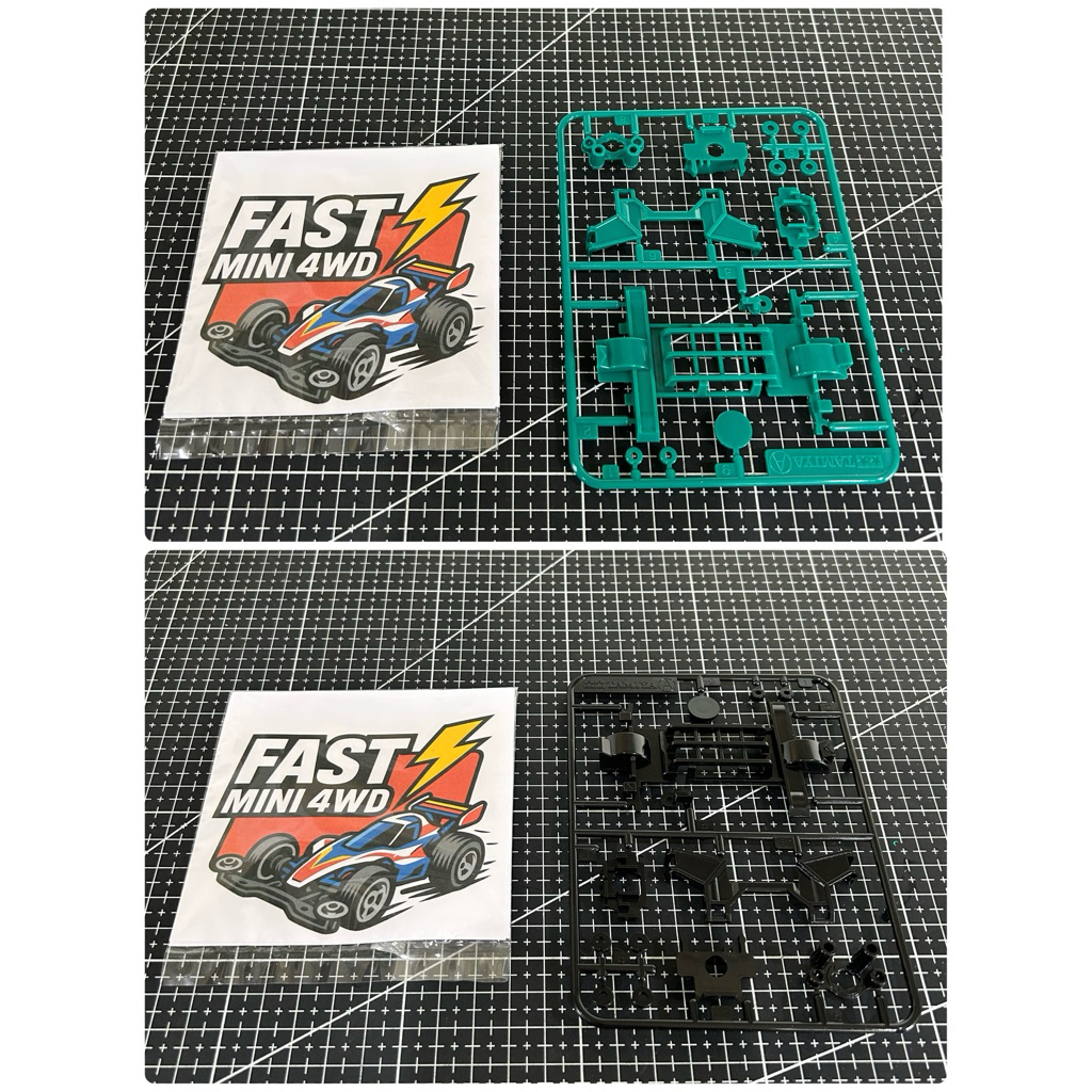 part tamiya พาทMS ของใหม่ แท้ 100% สีดำ สีขาว สีเขียว