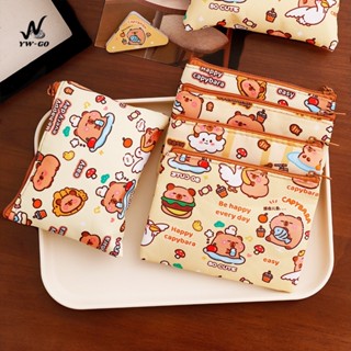 EVA กระเป๋าใส่เหรียญ Capybara 13x10cm กระเป๋าซิป กระเป๋าเก็บ…