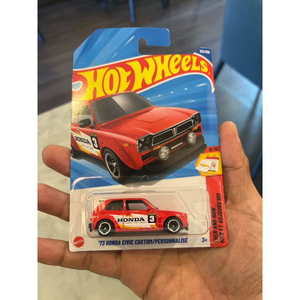 hotwheels ‘73 HONDA CIVIC CUSTOM/PERSONNALISE 9/68