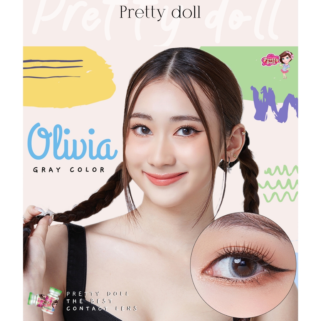 Pretty Doll คอนแทคเลนส์ mini Olivia