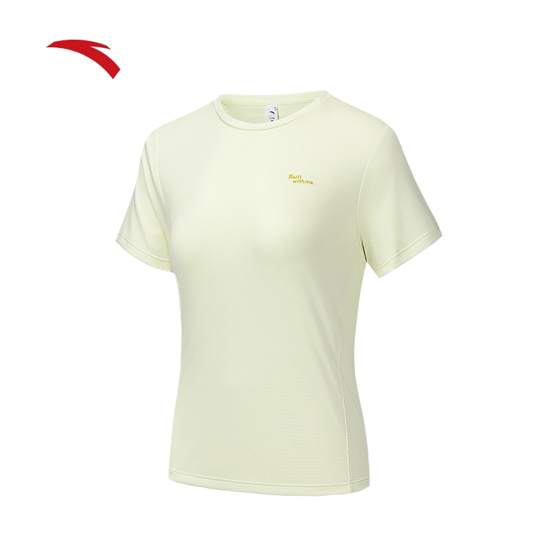 ANTA RUN เสื้อยืดสั้นหญิง 1625C5109 Official Store
