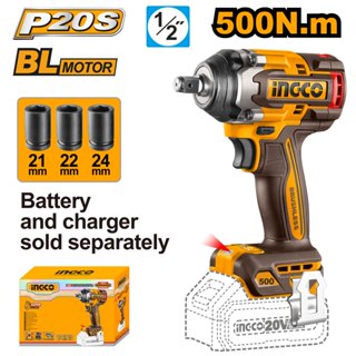 INGCO บล็อคกระแทกไร้สาย 20V (ตัวเปล่า) CIWLI20501