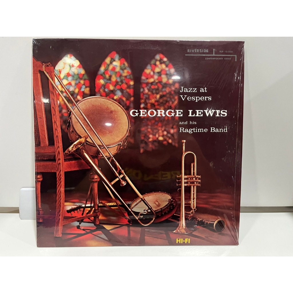 1LP Vinyl Records แผ่นเสียงไวนิล  Jazz at Vespers GEORGE LEWIS and his Ragtime Band  (E2B25)