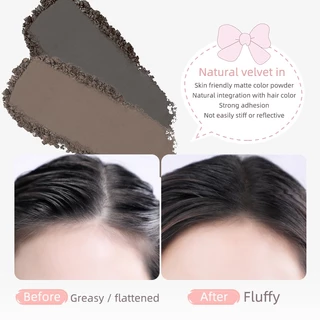 111 (ใหม่/แท้) สีตามฝา novo hair line powder ปิดผมบาง ที่ปิดเหม่ง ผงแป้งเพิ่มโวลุ่ม จัดเเต่งทรงผม 8.5g