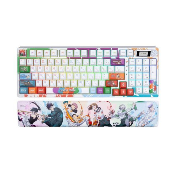 [#ส่งด่วน กทม.] Keyboard EGA | JUJUTSU KAISEN WHITE LIMITED EDITION ”คีย์บอร์ดไร้สาย จอTFT&Knob Hots