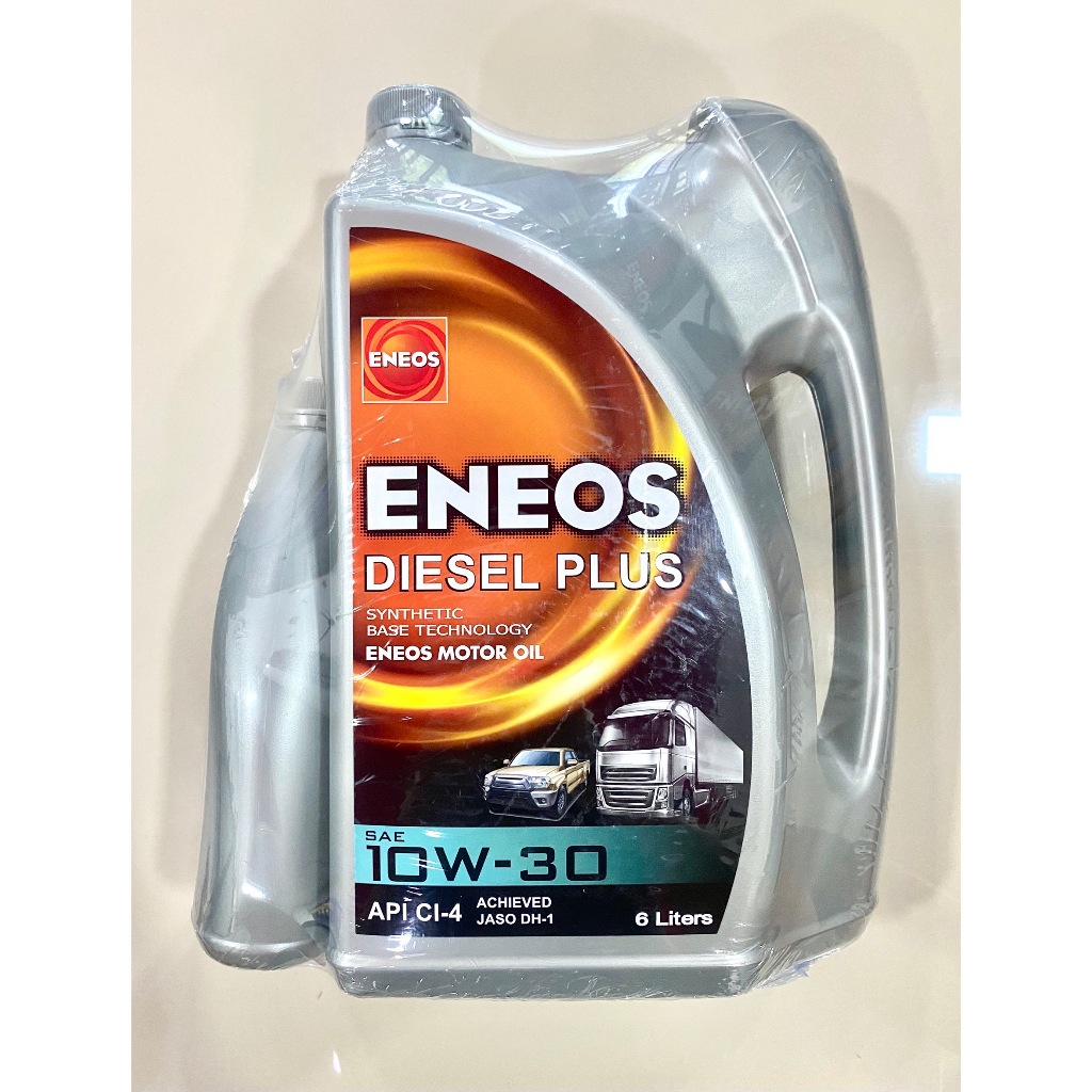 ENEOS DIESEL PLUS 10W-30 น้ำมันเครื่องกึ่งสังเคราะห์ 6 ลิตร 7 ลิตร และ 8 ลิตร