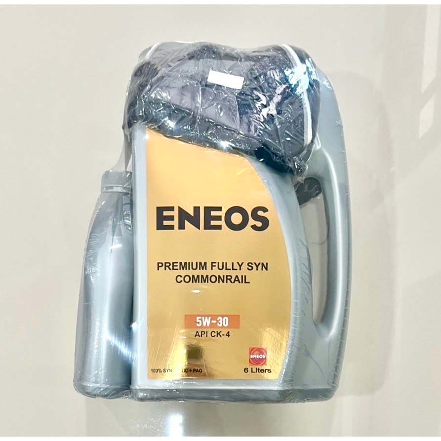 ENEOS Premium FULLY SYN Commonrail 5W-30 น้ำมันเครื่องสังเคราะห์แท้ 7 ลิตร+เสื้อ