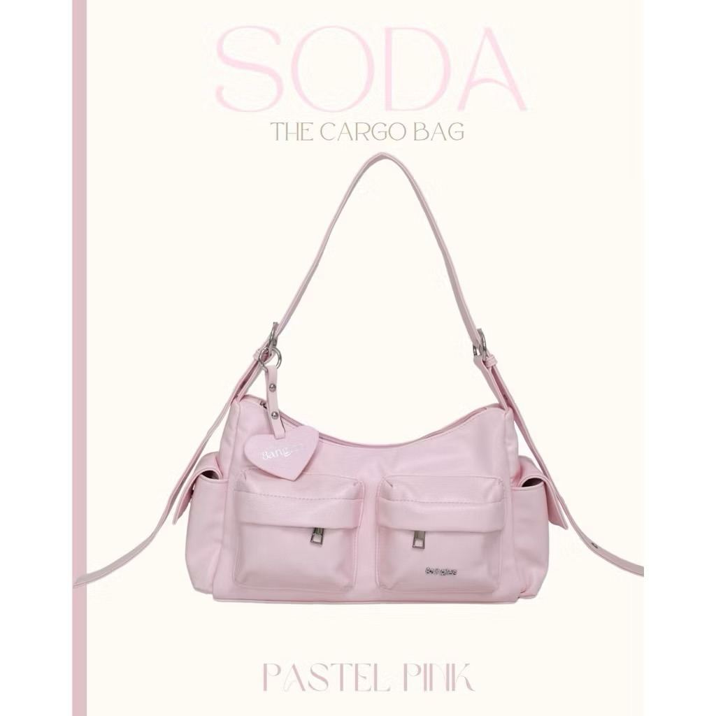 👜🌺🪷กระเป๋างานป้าย Soda8angles