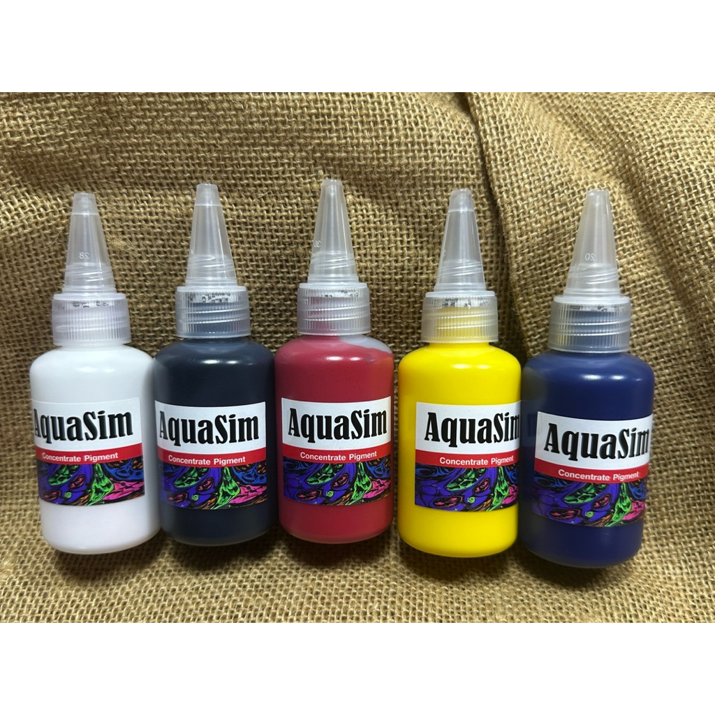 concentrate pigment พิกเมนต์ผสมสีอะคริลิคชนิดเข้มข้น ใช้ผสมสีในงาน marbling art งานศิลปะบนผิวน้ำ งานศิลปะลายหินอ่อน