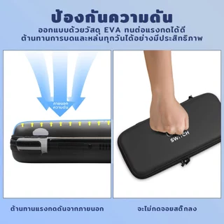 กระเป๋า Nintendo Switch2/Switch OLED กันกระแทก กันน้ำ กระเป๋าเก็บเครื่องเล่นเกม พร้อมช่องเสียบการ์ดเกม