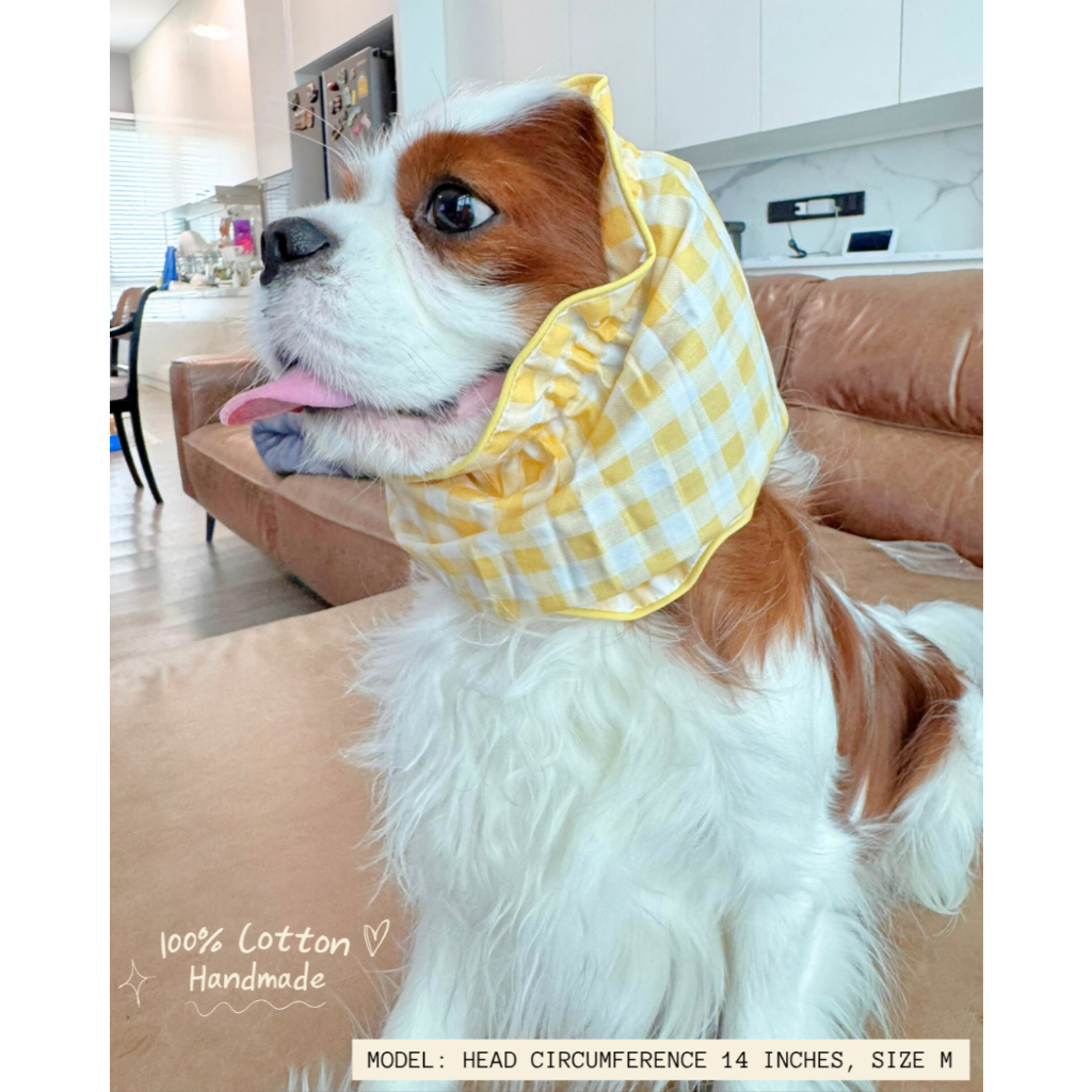 Pups&Pals Pet Snood - Light Fabric ผ้าเนื้อเบา สบาย คลุมกันเลอะสำหรับสุนัขและแมว