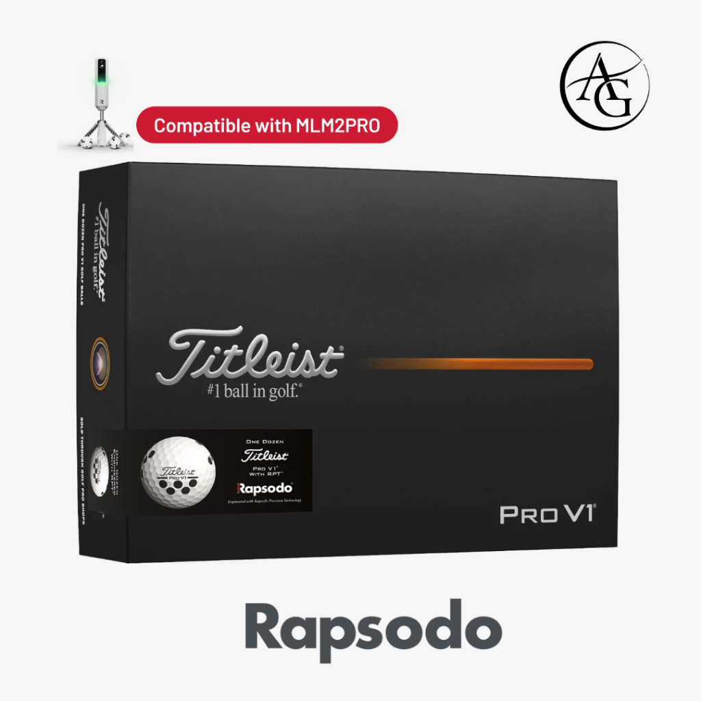 ลูกกอล์ฟ  RPT balls - Titleist PRO V1 พร้อมลาย RPT™ สำหรับใช้งานกับ Rapsodo MLM2PRO