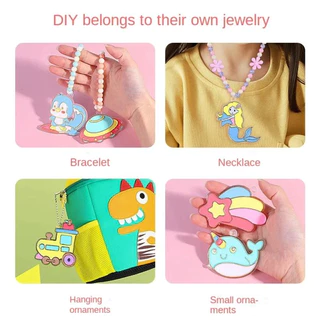 YUNLEO Toy ของเล่นเด็ก DIY ชุดวาดภาพพวงกุญแจระบายสี งานคริสตัลพวงกุญแจน่ารัก ของเล่นฝึกสมาธิสำหรับเด็กผู้หญิง