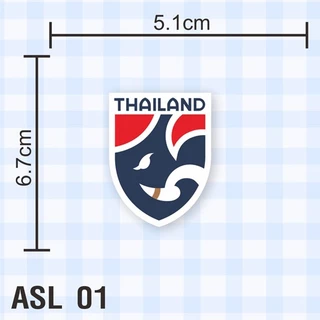 ตัวรีดติดเสื้อ ตัวรีดติดผ้า โลโก้ไทย ฟุตบอล DTF LOGO ASL