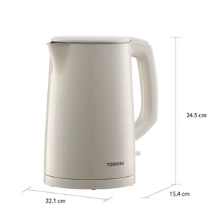 Toshiba กาต้มน้ำ ความจุ 1.4 ลิตร รุ่น KT-14DHVTH(W)