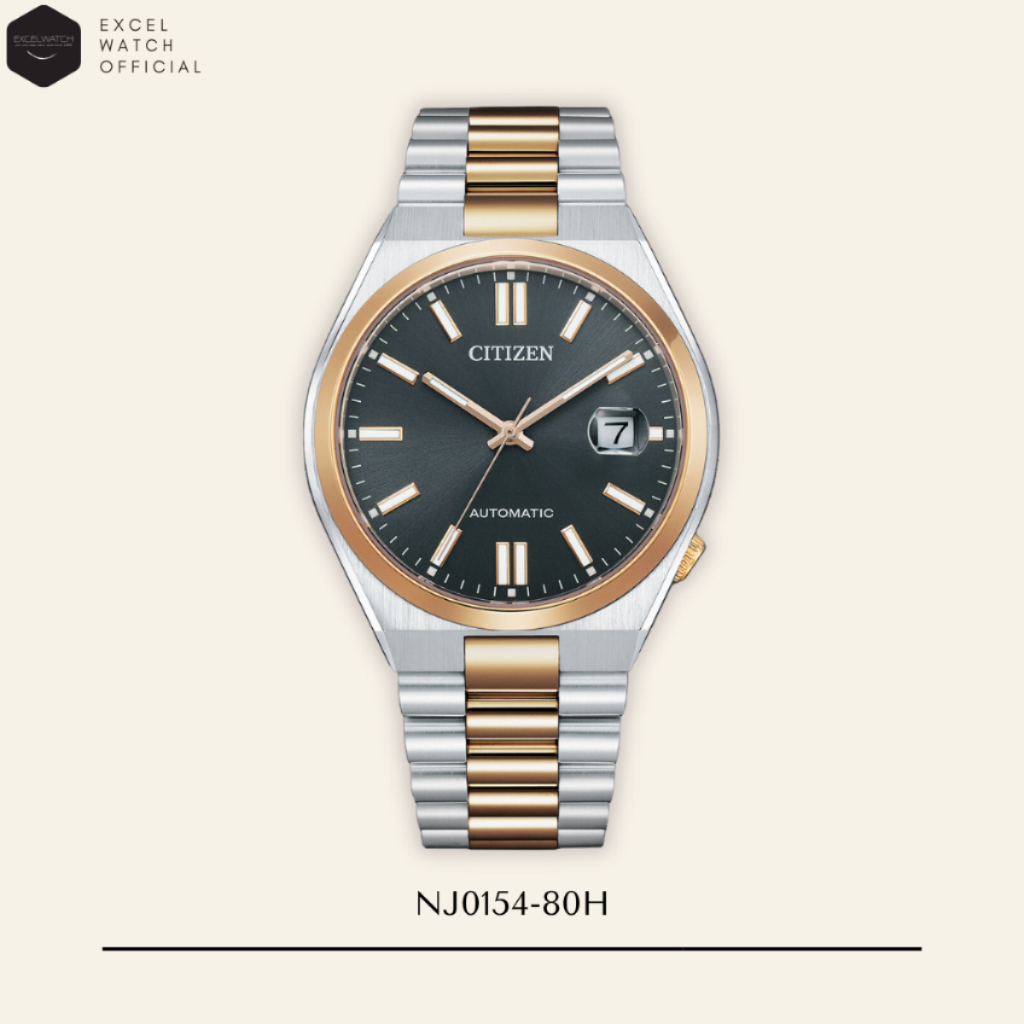 [ Excel Watch ] นาฬิกาซิติเซน รุ่น NJ0154-80H สีดำ CITIZEN Tsuyosa Black NJ0154-80H Automatic Men's 