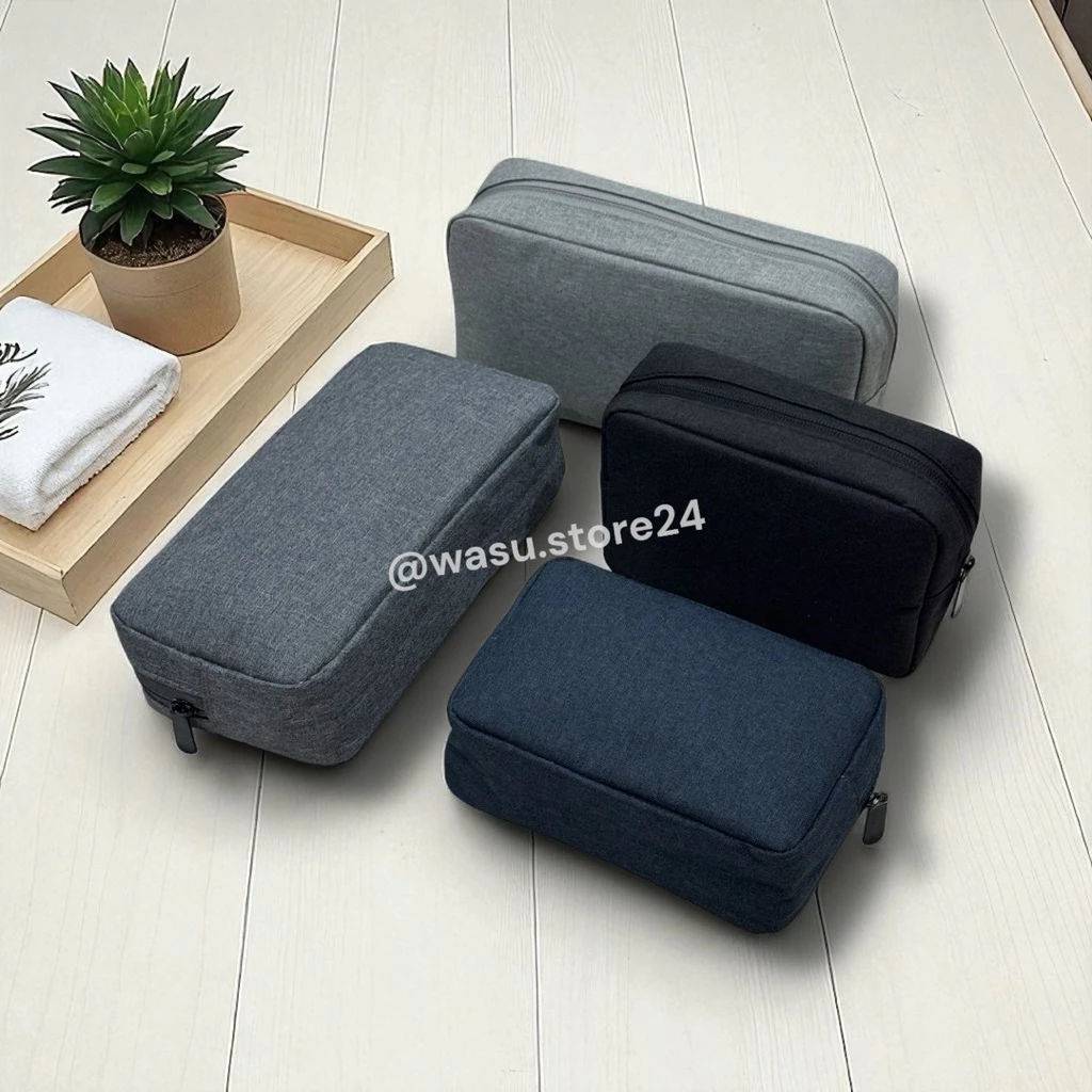 🔥พร้อมส่ง ใน 🇹🇭🔥 wasu.store24 WS069 กระเป๋าเก็บอุปกรณ์ 1 ซิบ ผ้าออกซ์ฟอร์ด กันน้ำ พกพาสะดวก จัดสรร thumbnail 6