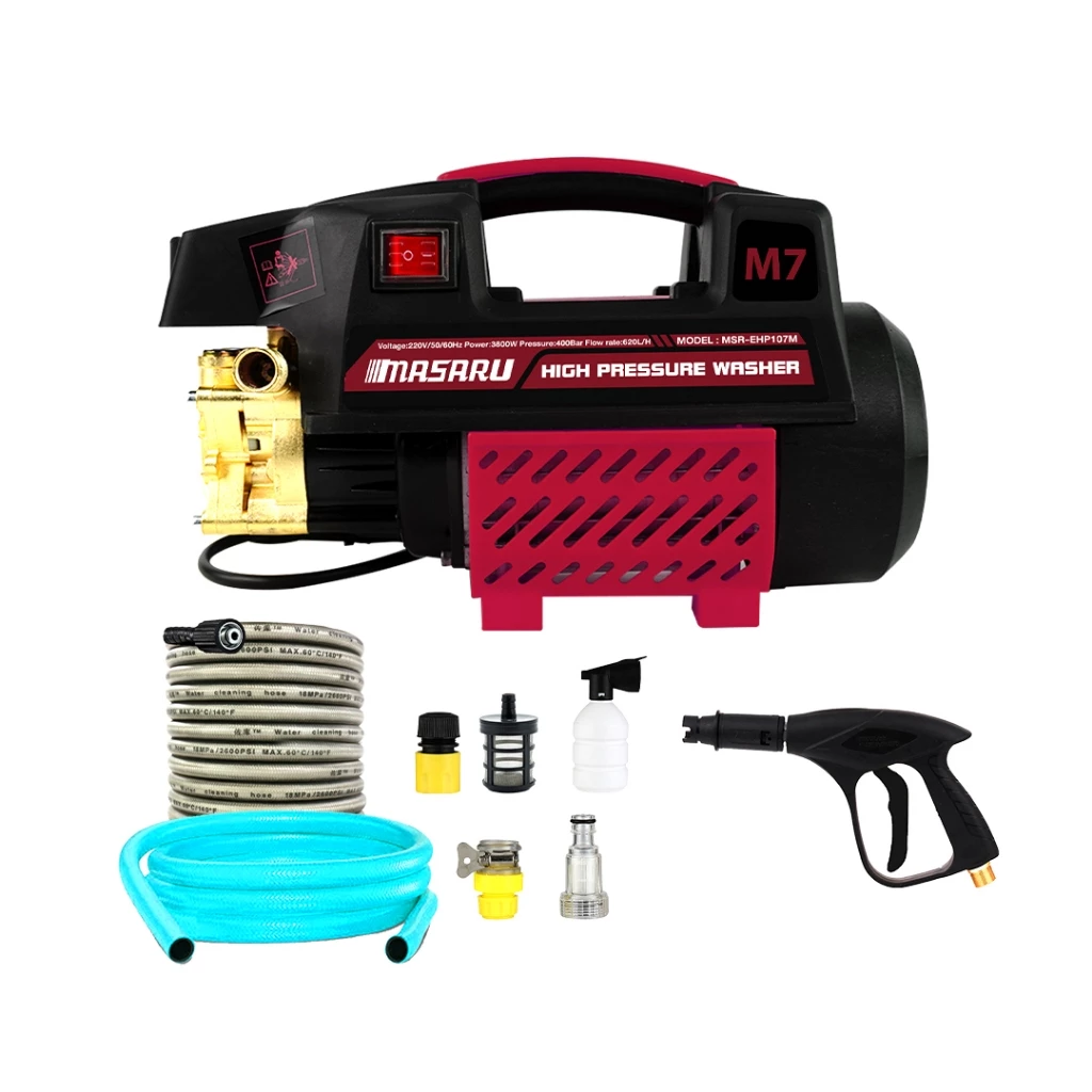Masaru เครื่องฉีดน้ำแรงดันสูง 400 บาร์ 3800W อัดฉีดสะอาด thumbnail 10