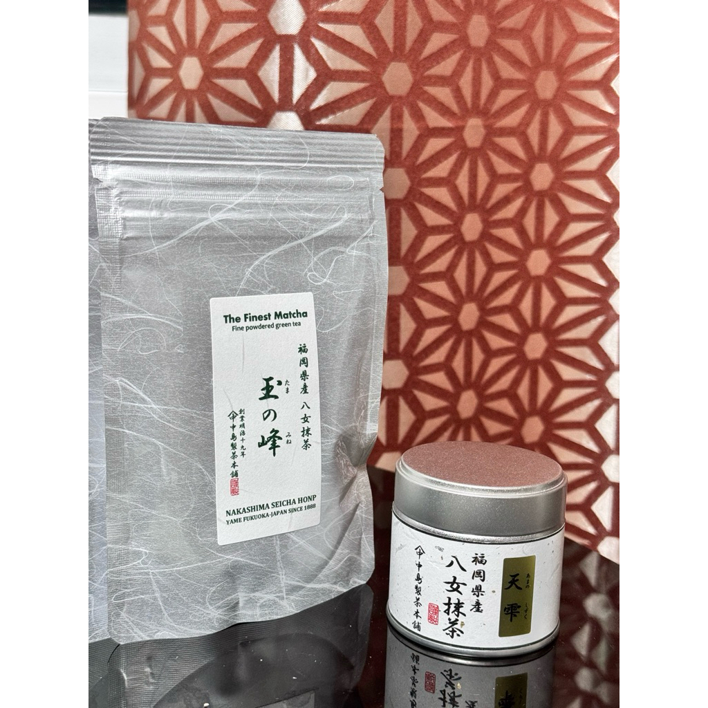 [Matcha-มัทฉะ พร้อมส่ง] Nakashima Tama no mine /Amano shisuku / Otomo-be แบ่งขาย 10g / ทั้งกระปุก