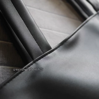 AD Tote bag สะพายไหล่ ขนาดใหญ่ 53 ซม. หนัง PU หนา ปั้มโลโก้ชัดสวย หนังคุณภาพดีมาก คืนตัวได้