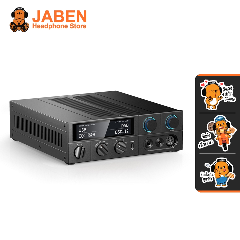 [ประกันศูนย์ไทย] FiiO K15 DAC-Amp ตั้งโต๊ะชิป AKM Dual AK4497S รองรับ MQA Dual Hi-Res