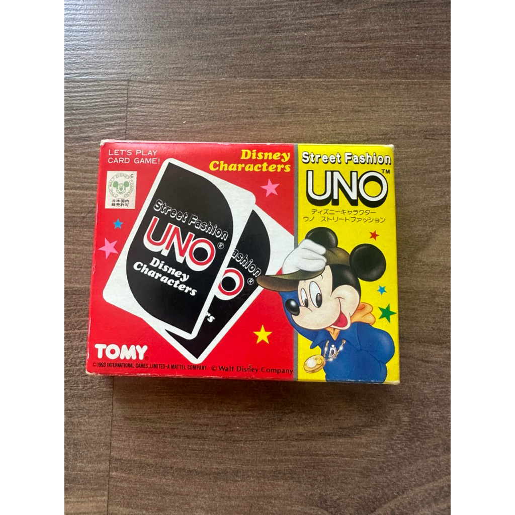 UNO Disney Characters Street Fashion 1993