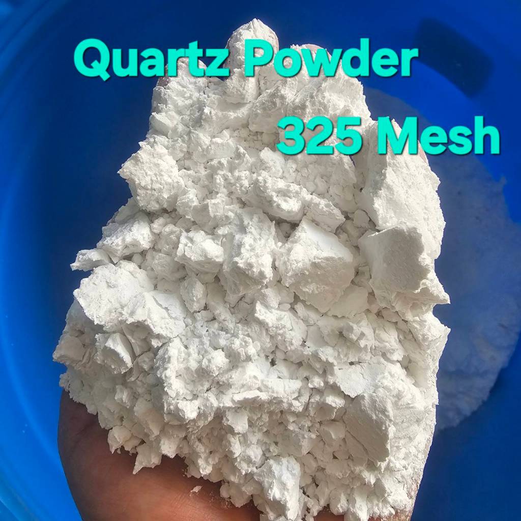 Quartz Powder 325 Mesh SiO2 99.5% ควอตซ์ผง มีความแข็งระดับ 7 มีความแข็งแรง ทนทาน ทนความร้อนได้สูง แก้ว เซรามิค ก่อสร้าง