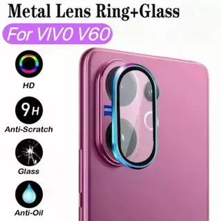 ฟิล์มกระจกกันรอยเลนส์กล้อง For Vivo V60 V60lite เลนส์กล้อง Ring