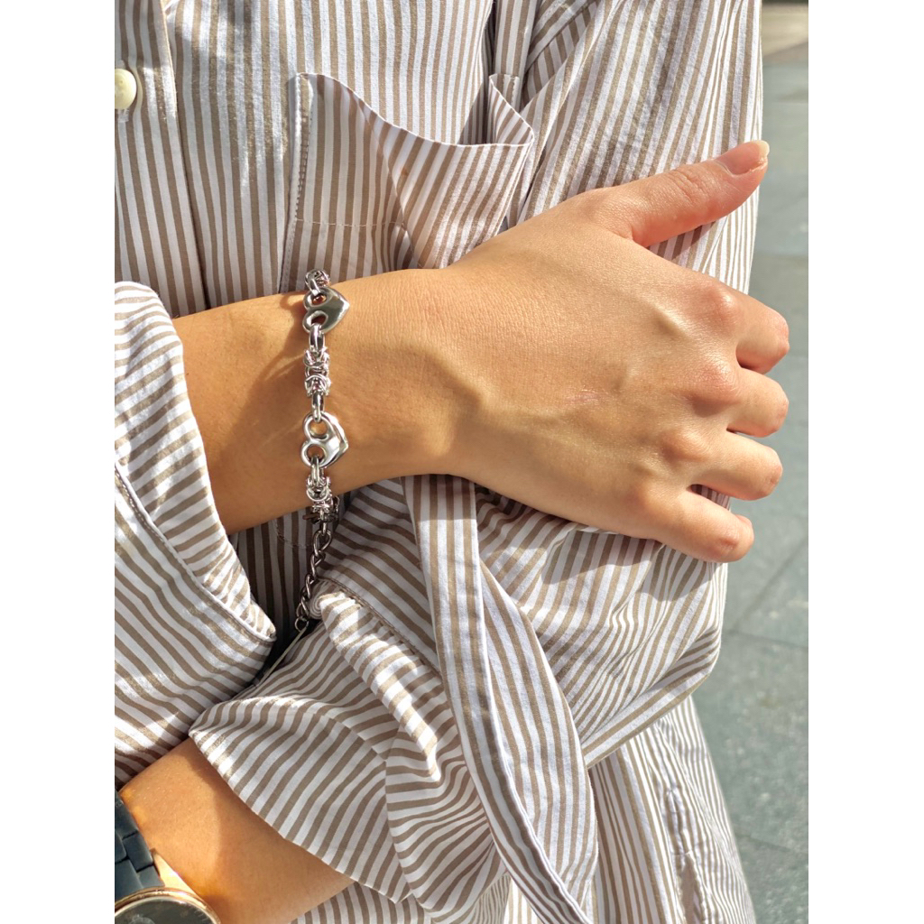 Heart Chain Bracelet