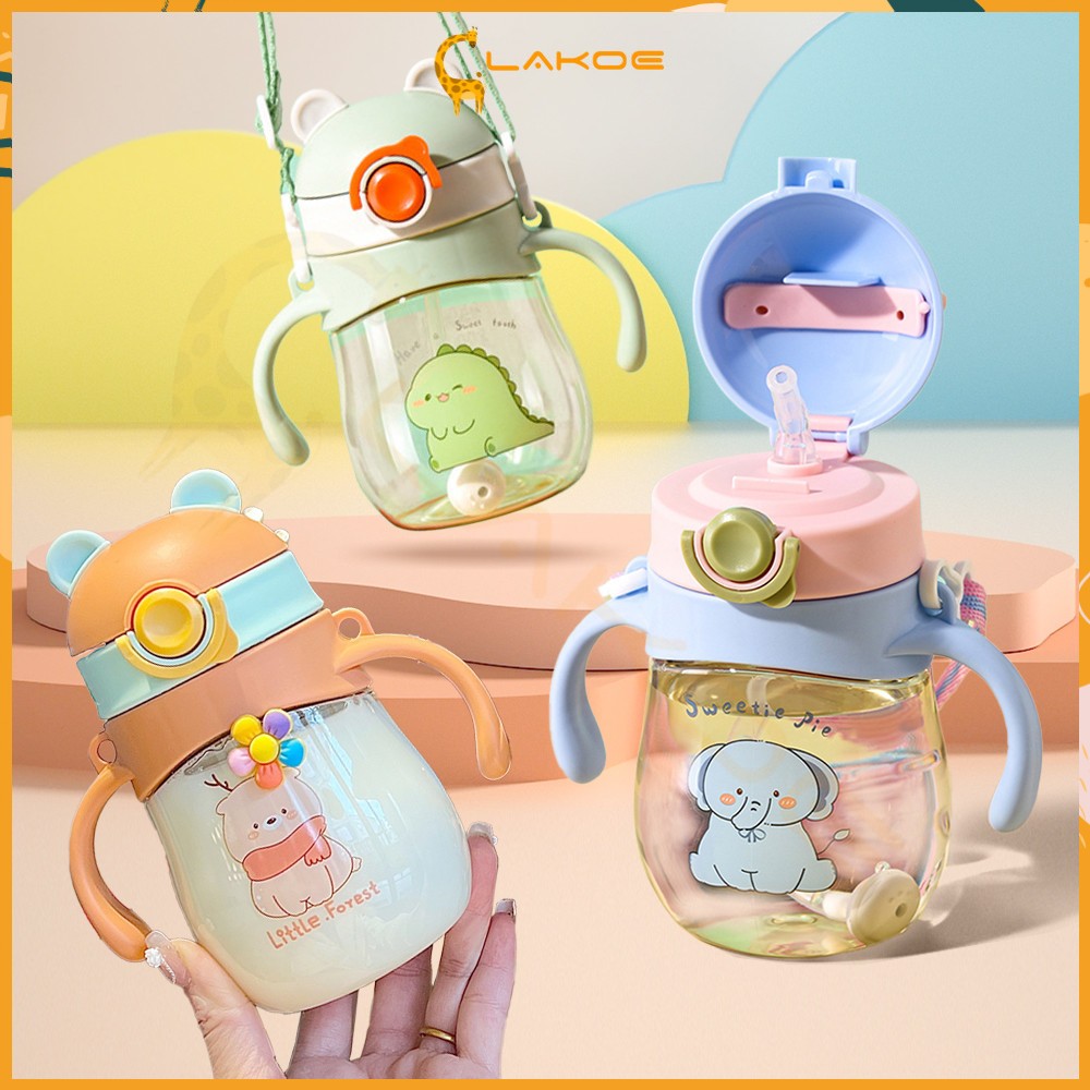 LAKOE แก้วหัดดื่มกันสำลัก แก้วน้ําเด็ก แก้วหัดดื่ม แก้วหัดดูด ออกแบบน่ารัก ขวดนมหัดดูด ถ้วยหัดดื่ม ถ้วยฝึกดูด