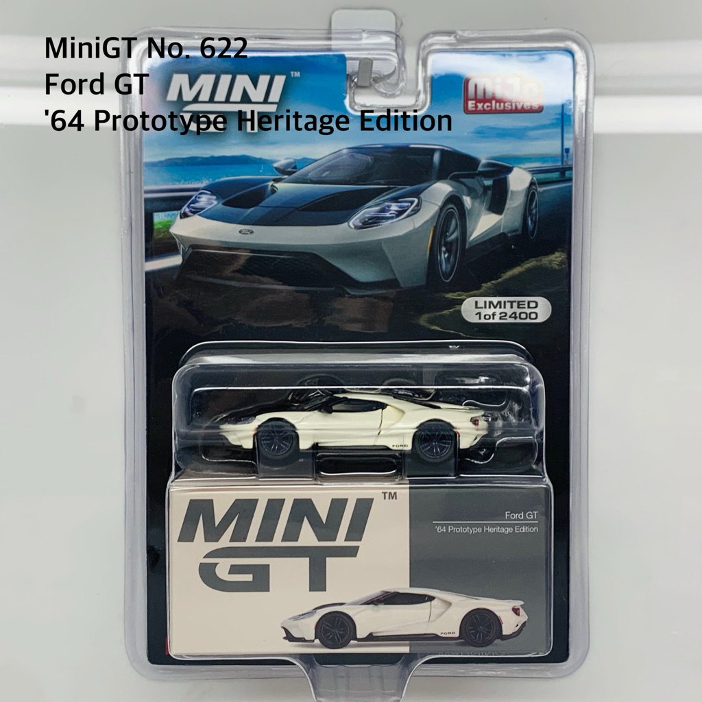 Mini GT No. 622-MJ  Ford ‘64 Prototype Heritage Edition / Blister package
