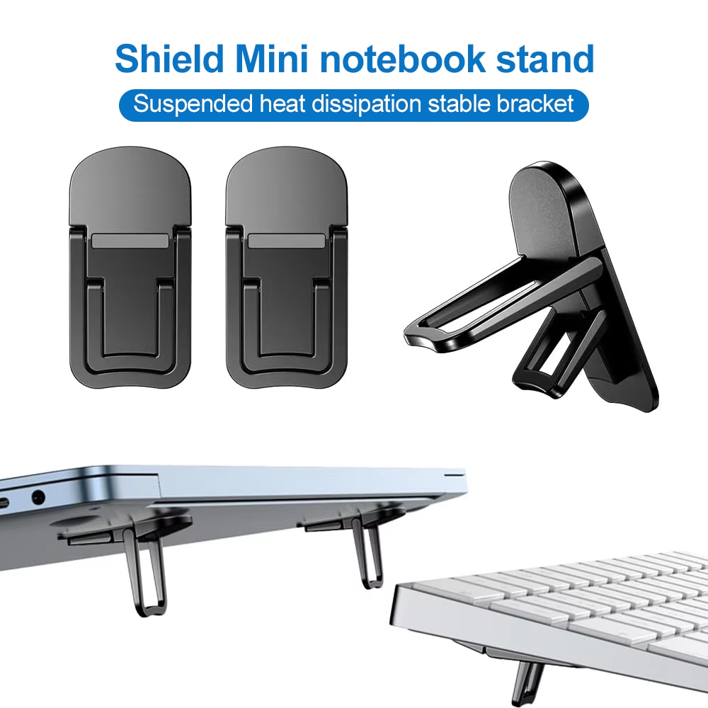 🔥ส่งจากไทย🔥ขาตั้งแล็ปท็อป อลูมิเนียม แบบพับได้ น้ำหนักเบา ซ่อนในตัว สำหรับโน้ตบุ๊ก ทั่วไป ปรับได้ 2 ระดับ