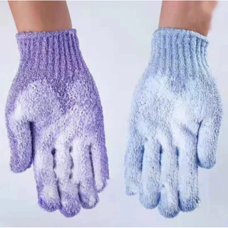ถุงมืออาบน้ำ ถุงมือขัดผิว ขัดขี้ไคล ขจัดเซลล์ผิวเก่า สปา 1 ชิ้น