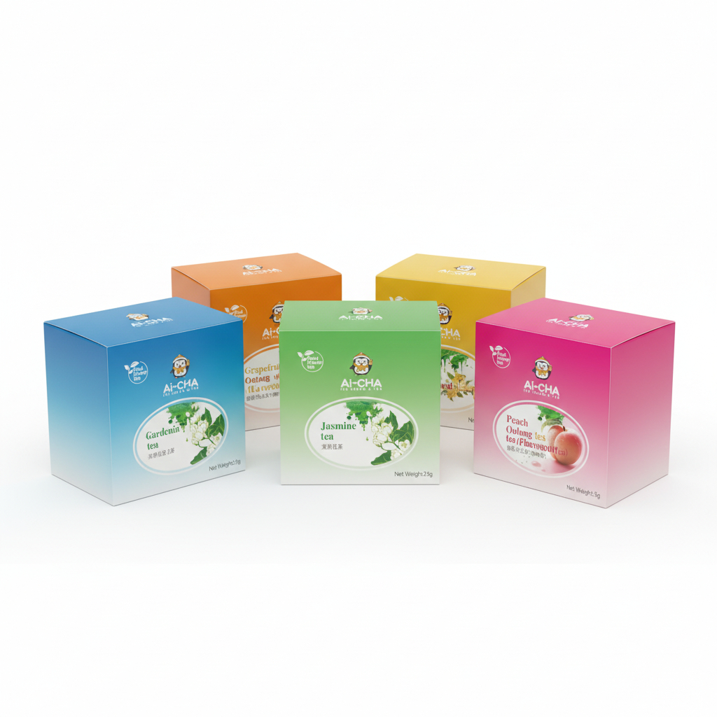 Ai-Cha ชาเกรด A ชาแพ็คกล่องพรีเมียม 5 ซอง มีหลายรสชาติ พร้อมส่ง ส่งฟรี พร้อมส่งจากไทย