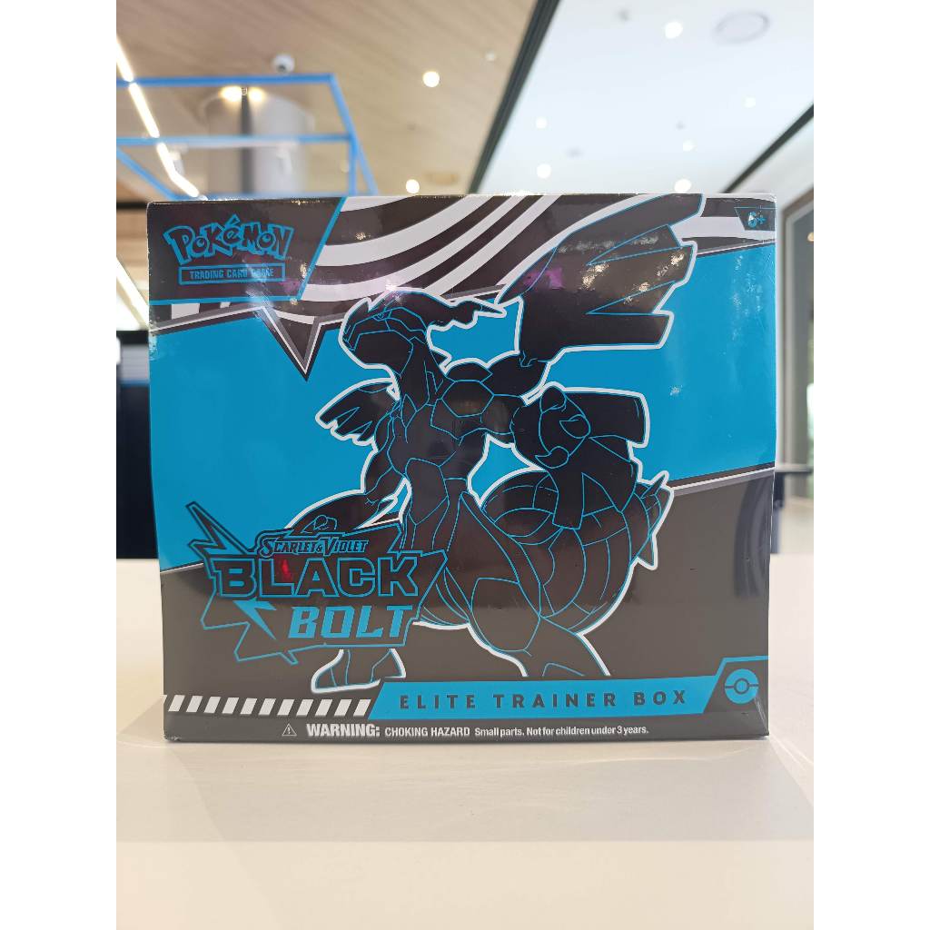 PE PE-BLK--ETB PE Scarlet & Violet Black Bolt Elite Trainer Box Pokemon Elite Set 1 EN Box 019621411